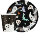 SÚPRAVA HALLOWEENSKÝCH HRNKOV A TANIELÍK, HROZNÉ, 12 ks