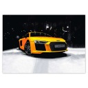 Samolepky A5 LEVEL Žltá Audi R8