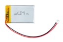 Batéria Li-Poly 680mAh 3,7V JST 423048
