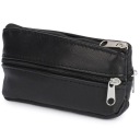 Puzdro CASE KEYS, veľké, obojstranné kožené, 3 priehradky, taštička na kľúče