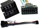 Zapojte rádiový adaptér redukcie káblového zväzku ANDROID 16 PIN do 2xISO