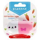 Šarmantný biely korektor v páske 5mm x 6m Rabbit STARPAK školské korektory