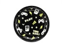 Gamer narodeninové taniere 23cm 6ks Narodeninové hracie podložky