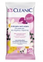 Intímne hygienické obrúsky Cleanic Soft, 1 balenie - 20 ks