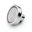 NEODYMIOVÝ MAGNET D25 V POUZDRE S OBJÍMKAMI M5