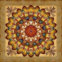 DIAMANTOVÁ MOZAIKA MANDALA CIRCLE FARBA 30X40 VÝŠIVKA