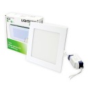 LED stropné svietidlo slim p/t 12W 4000K štvorcové biele LIGHTTECH