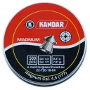 Granule do vzduchovky, ostrý hrot, 0,51 g, kal 4,5 mm, 500 kusov