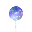 VEĽKÝ SVIETIELNÝ FÓLIOVÝ BALÓN S VÝKONNÝMI LED SVETLAMI