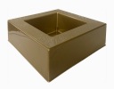IKEBANA miska SQUARE GOLD 19,5 cm