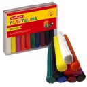 Plastelína 10 farieb x 9,5cm, kazeta 120g HERLITZ