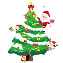 Samolepka na vianočný stromček SANTA GLITTER CUTE NA STENU VIANOCE 50CM
