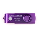 Pendrive Twister 32 GB USB 2.0 s gravírovaním konca roka pre ABSOLVENTOV