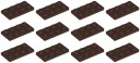 LEGO 3020 TANIER 2x4 tmavohnedá NOVINKA (15g) 12 ks