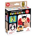 Puzzle aranžujem polovice Zvieratká Czuczu