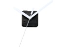 Mechanika SILENT quartz, BIELE ručičky, 9,5 cm
