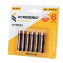 ALKAICKÉ BATÉRIE 6 ks AAA R3 VERGIONICKÉ