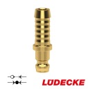 Zátka na reguláciu teploty DN 6 LUDECKE hadicová spojka 13 mm MS