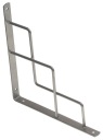 PODPORKA POLICE OCELOVÁ DEKORATÍVNA CIKCAK 250x250mm