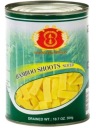 Bambusové výhonky Plátky marinované vo vode Vege Bambusové výhonky Plátky 567 g
