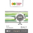 HAPPY COLOR biely technický blok A4 10 listov
