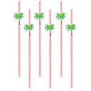 Narodeninové slamky PALMS Hawaiian Party 6 ks