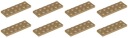 LEGO 3795 TANIER 2x6 pieskový rez NOVINKA (15g) 8 ks