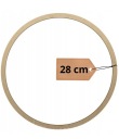 Drevený krúžok na lapač snov, základňa Macrame, 28 cm