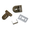 Zapínanie na tašku 3,3x2,5cm starožitný bronz