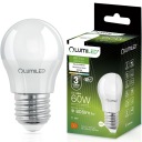 E27 P40 LED žiarovka MALÁ GUĽA 8W = 60W 4000K Neutral Color CCD LUMILED
