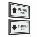 Push Pull - Push Pull - samolepky 7x12