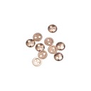 10ks mini kovové gombíky 4mm zlaté
