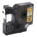 Páska pre DYMO D1 45023 12mm/7m GOLD BLACK PRINT S0720630