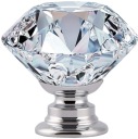 KRIŠTÁĽOVÁ NÁBYTKOVÁ KĽÚČKA rukoväť 30mm CRYSTAL Glamour rukoväť