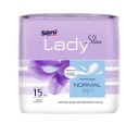 Urologické vložky pre ženy Seni Lady Slim Normal 15 ks. Rozmer 10,5 x 28 cm