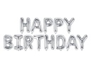 Fóliová balónová narodeninová dekorácia Happy Birthday