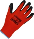 Verken Red Latexové pracovné rukavice veľkosť 9 - L 1 pár