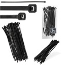 50x sťahovacie pásky Káblové pásky Zipsy 7,6 x 350 mm Silné UV sťahovacie pásky