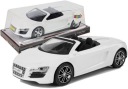 Autíčko s napínaním Cabriolet White 1:18