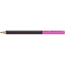 Ceruzka FABER-CASTELL JUMBO GRIP HB, čierno-ružová