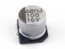 KONDENZÁTORY 100uF / 16V ULTRALOWESR 105* SMD 5KS