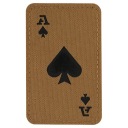 ACE OF SPADES AKO PIK LASEROVÝ REZANÝ NÁŠPIS M-TAC COYOTE