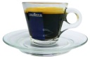LAVAZZA - Šálka ​​na espresso + podšálka - sklo - 60 ml
