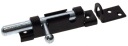 Oceľová západka Bolt Lock BLACK 70x16mm