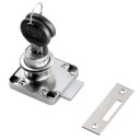 ZÁMEK NÁBYTKU ZB-138+2 KĽÚČE CHROM