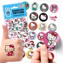 MEGA SADA NÁLEPOK + KVALITNÉ TETOVANIE HELLO KITTY