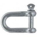 TRADIČNÝ KOVANÝ OCEĽOVÝ SHAKEL ZINKOVANÝ D=6 MM SHAKEL