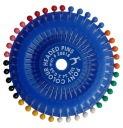 Špendlíky rozeta 40 ks 34 mm farebné PONY 28818