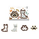 Vykrajovačky CAT a PAW 2 ks Decora
