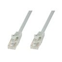 PatchCord Techly Cat.5e UTP CCA 1m šedý